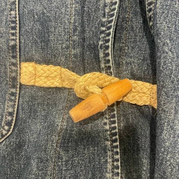 Ralph Lauren toggle denim jacket in size small vintage - Picture 5 of 7